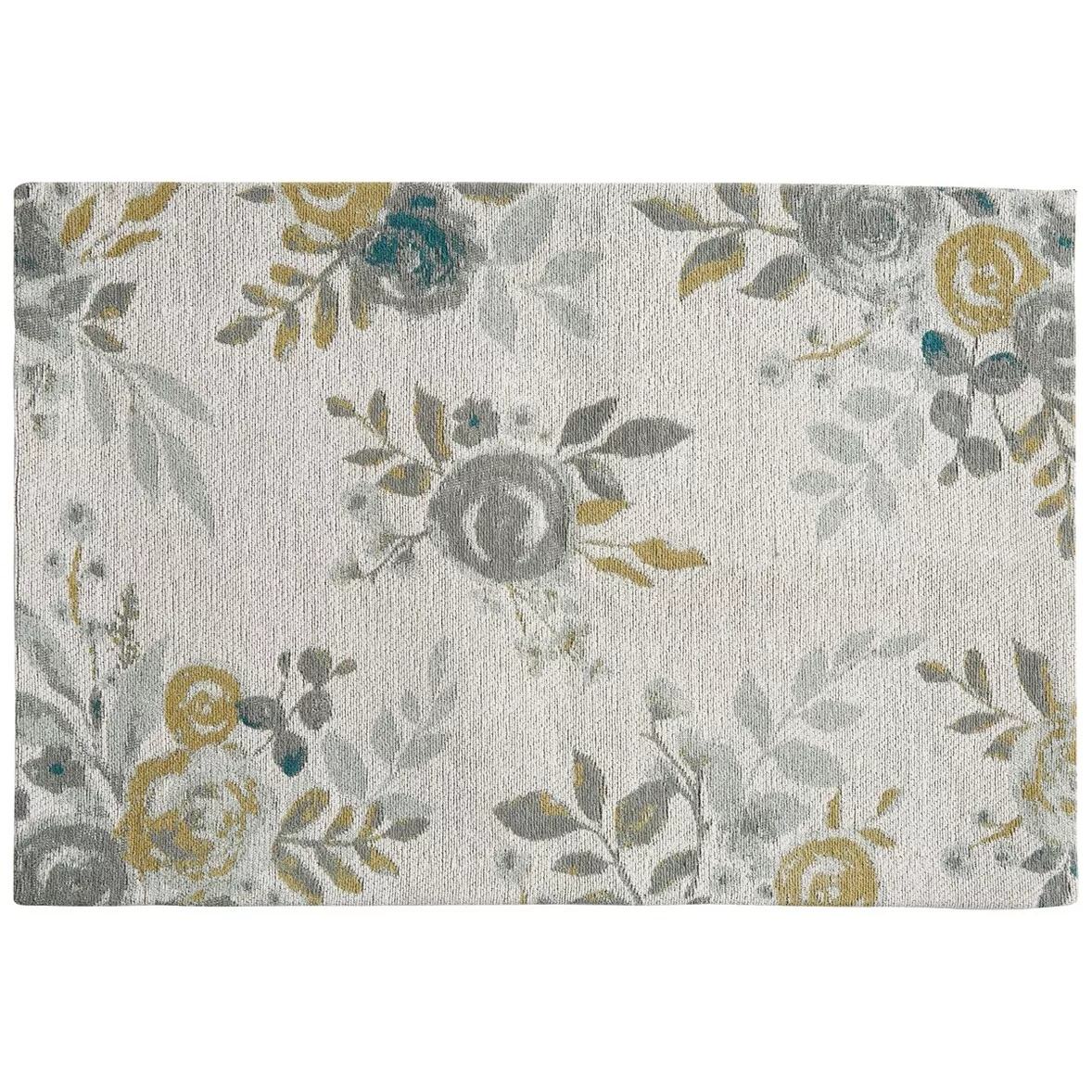 (image for) Floral Rug Floor Mat 2 x 3 ft