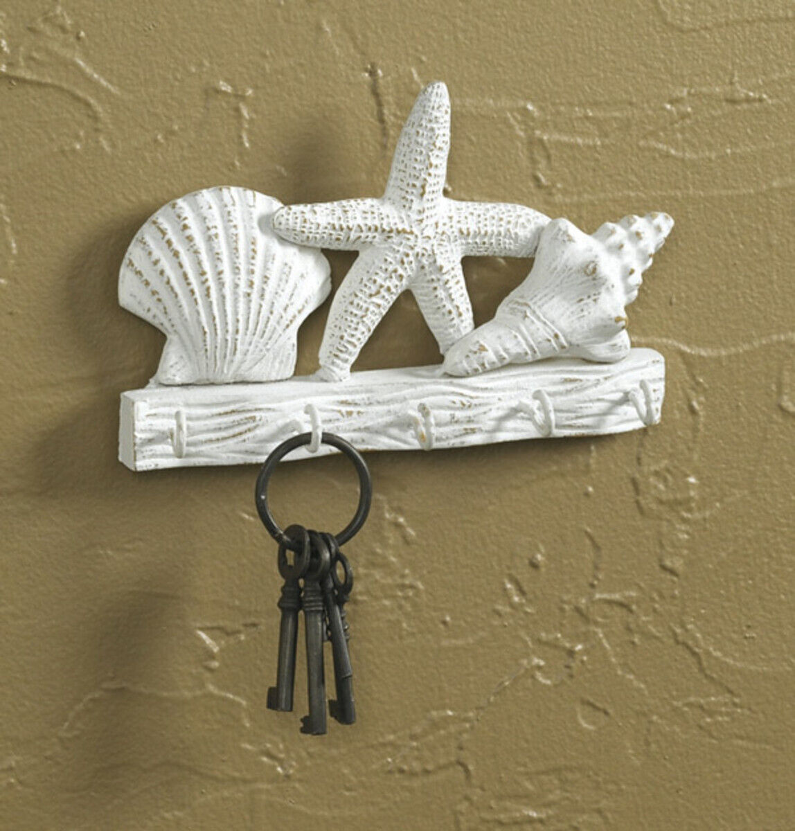(image for) Sea Shell Starfish Key Wall Hook