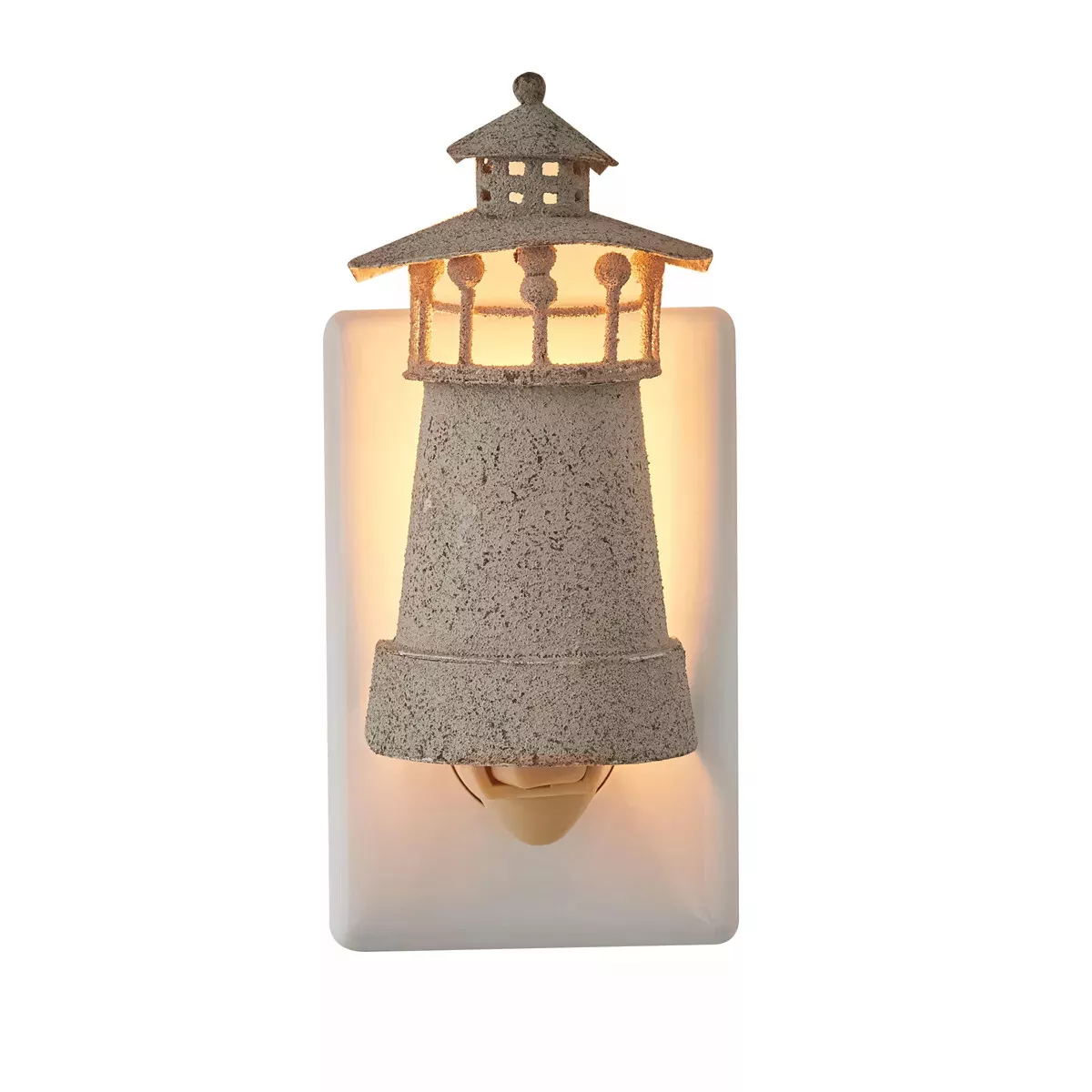 (image for) Lighthouse Plug In Night Light Beach Cottage Nautical