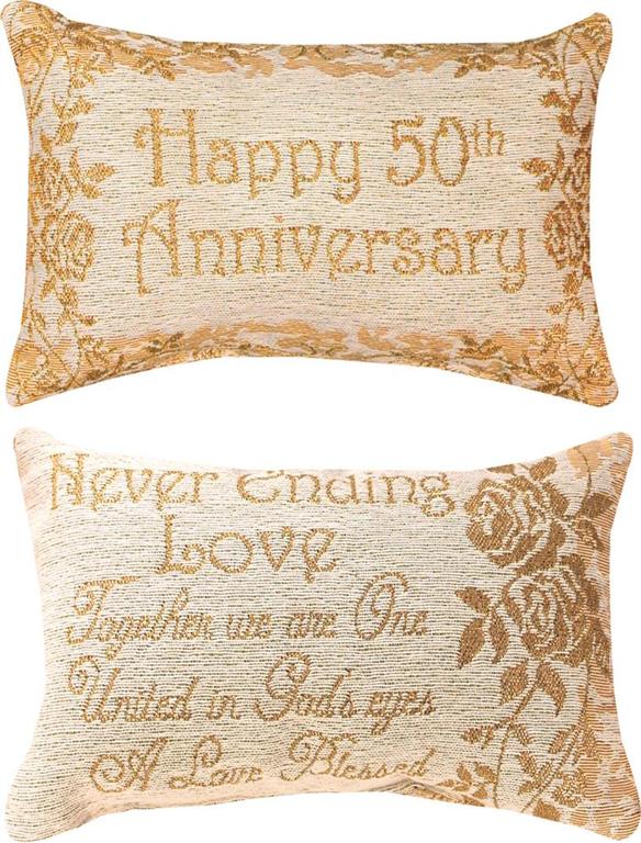 (image for) Pillow - Happy 50th Anniversary