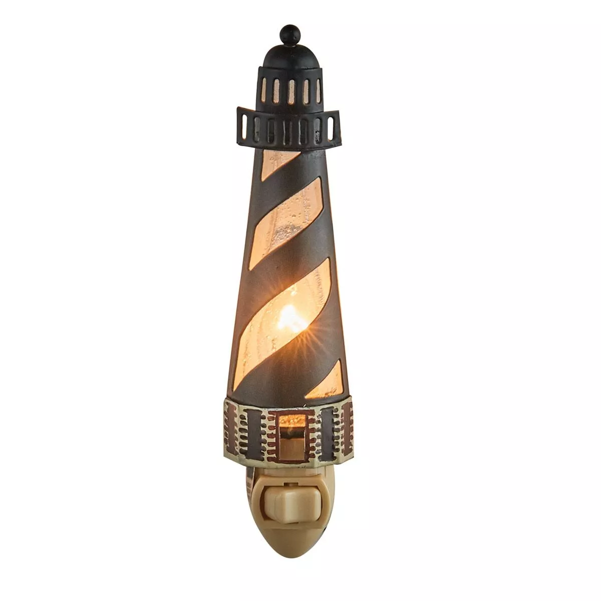 (image for) Lighthouse Night Light Plug In OBX Cape Hatteras Outer Banks