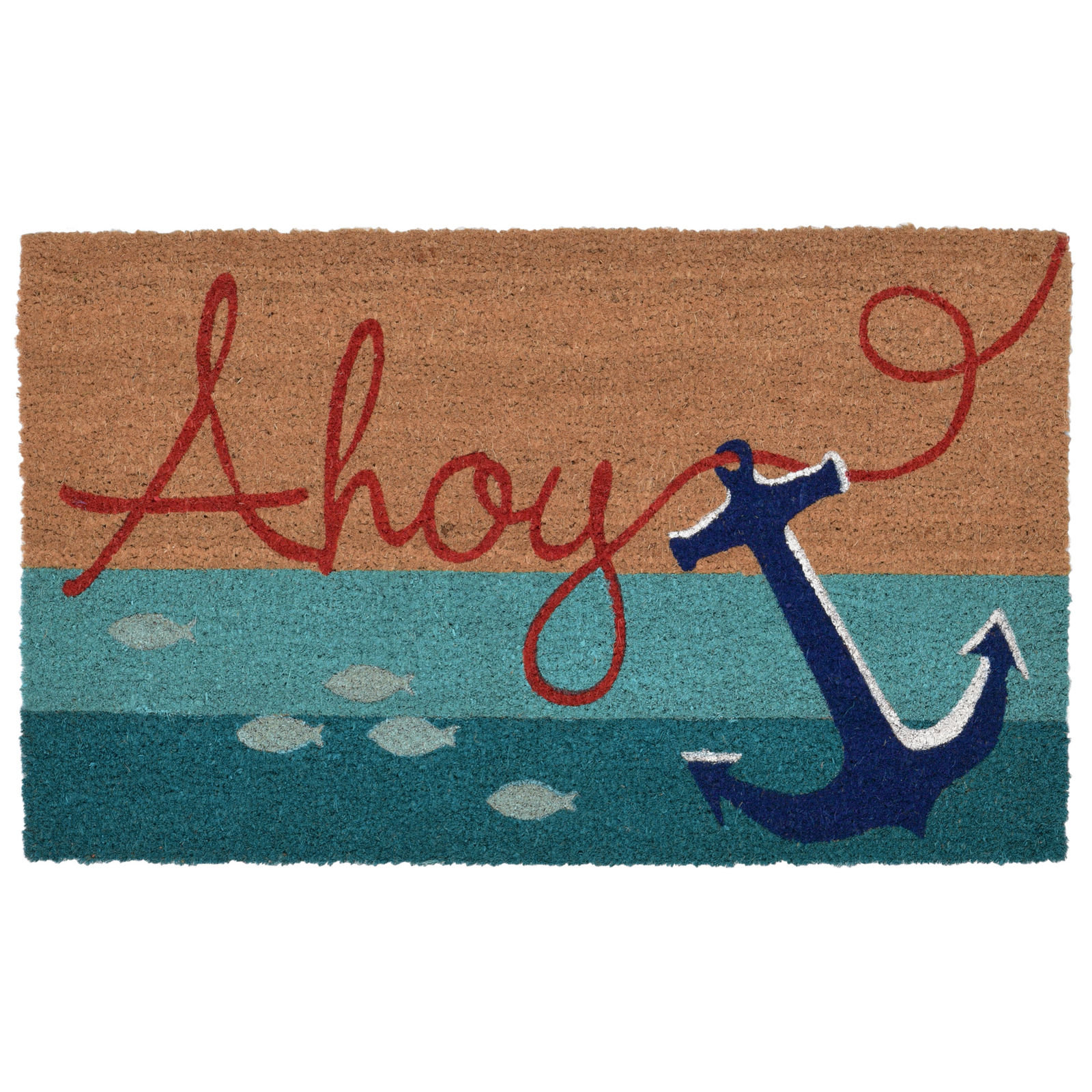 (image for) Anchor Ahoy Welcome Coir Door Mat