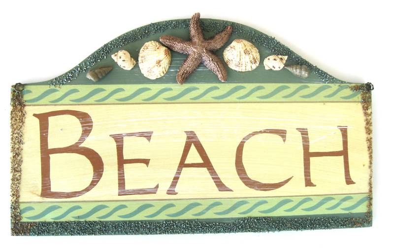 (image for) Sign - Wood Beach
