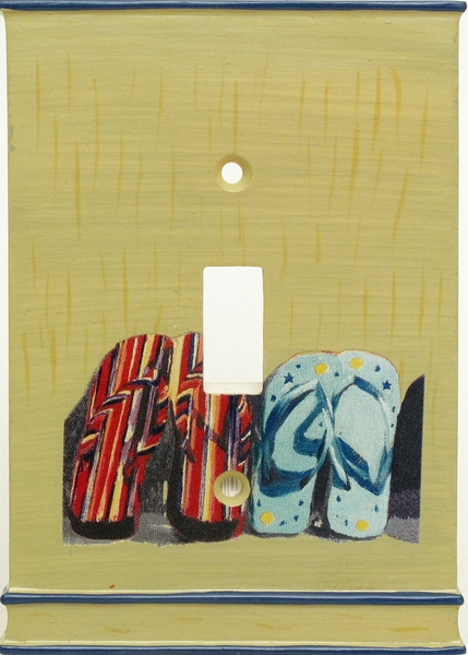 Flip Flops Single Wall plate (image for) Flip Flops Single Wall plate