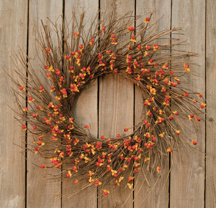 (image for) 20" Bittersweet Sunburst Wreath