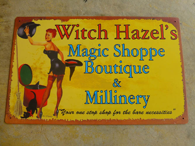 (image for) Vintage Witch Magic Shoppe Sign