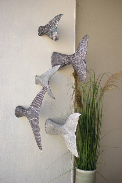 (image for) Fish Tail Wall Sculpture Set of 5