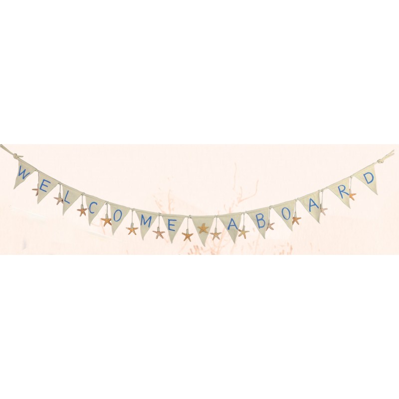 (image for) Starfish Canvas Banner Welcome Aboard