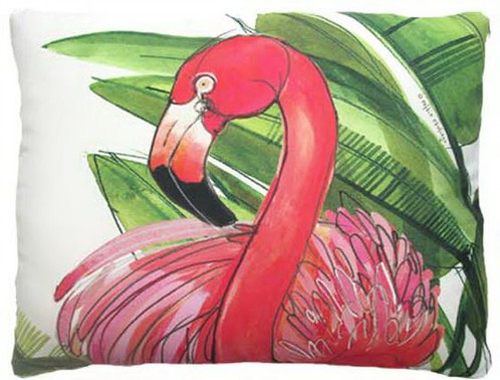 (image for) Flamingo Outdoor Pillow 18" or 24"