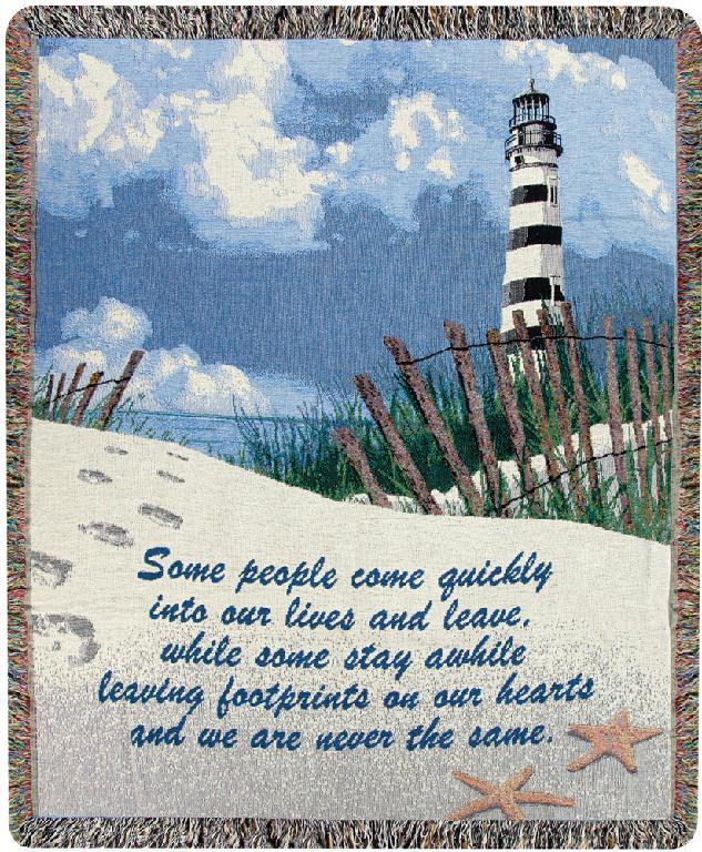 (image for) Throw - Footprints Lighthouse