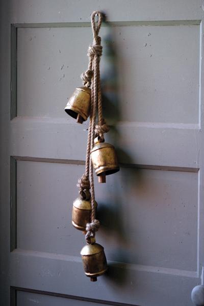 (image for) Hanging Vintage Bells on Rope