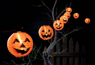 (image for) Jack O Lantern Garland Lights