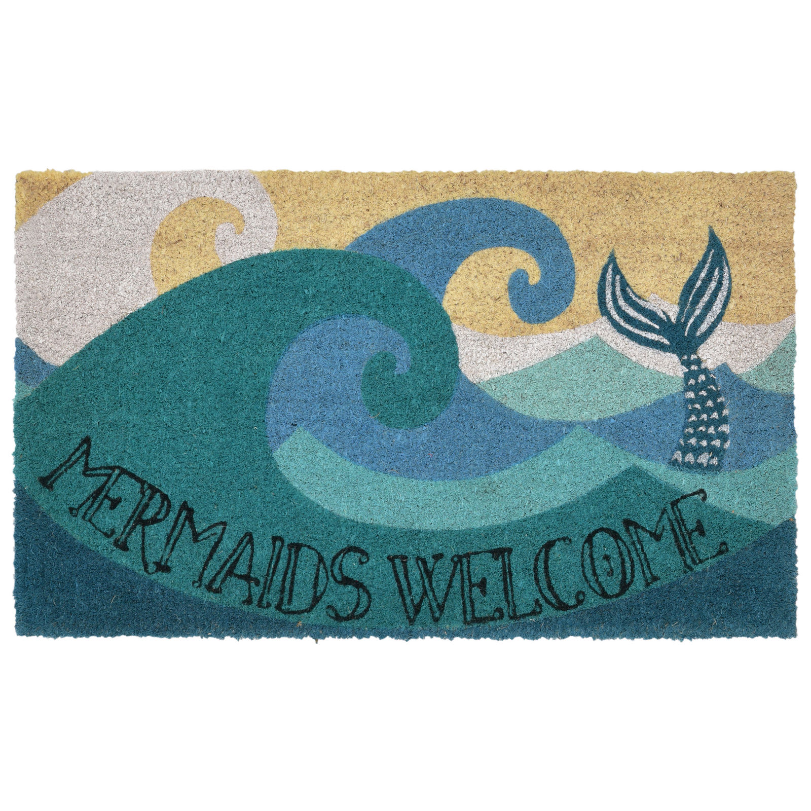 (image for) Mermaids Welcome Coir Door Mat