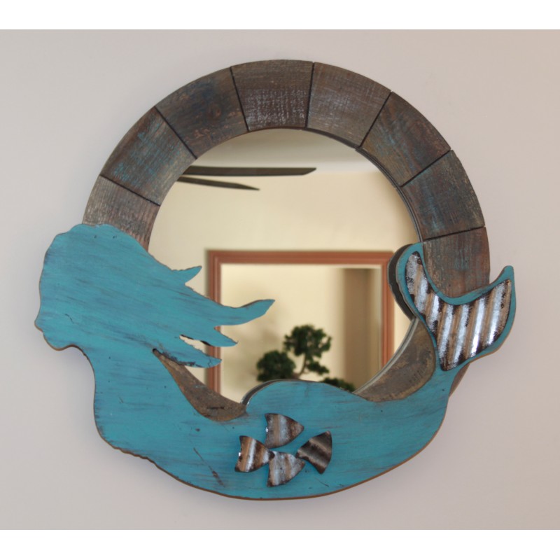 (image for) Mermaid Wood Mirror