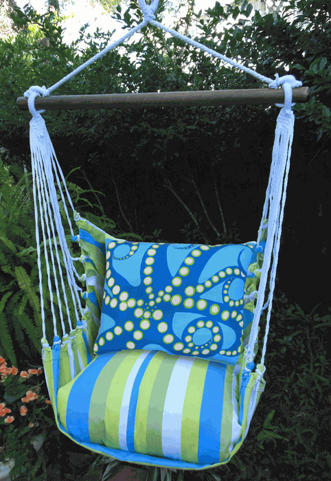 (image for) Swing Set Custom Fabric Octopus Pillow