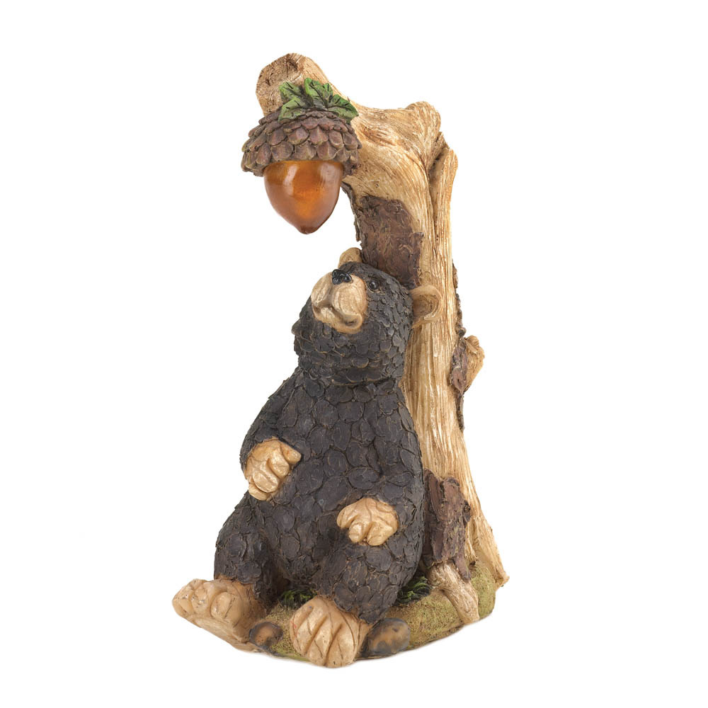 (image for) Bear Acorn Statue Solar